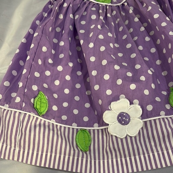 Blueberi Boulevard - LIKE NEW - Lavender Polka Dot Summer/Party Dress - Picture 4 of 5